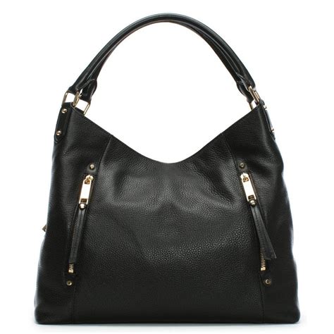 michael kors black evie handbag bloomindales|Women's Black Designer Handbags .